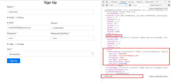 Reactive Forms In Angular